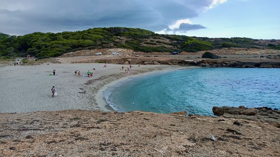 Cala Mitjana a Est dell'Isola di Maiorca