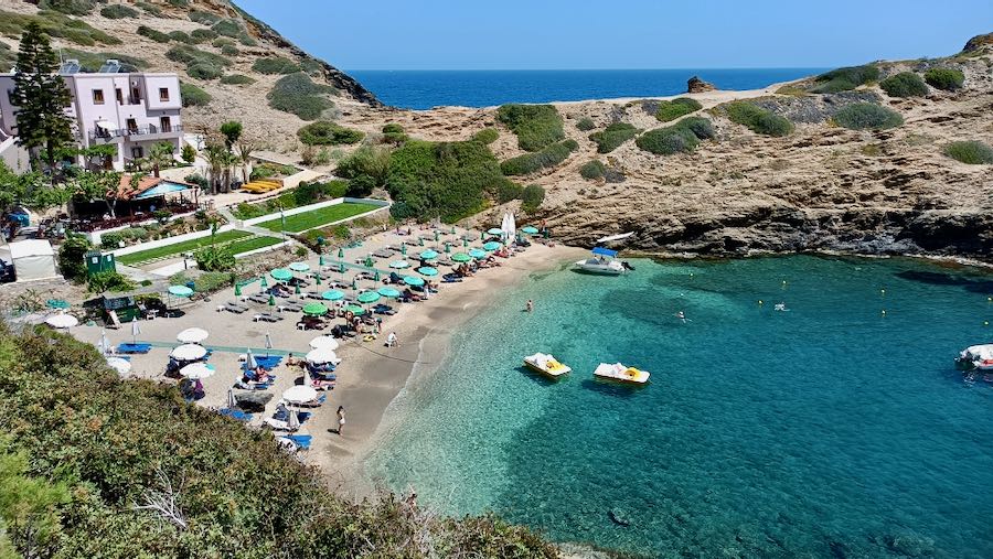 Spiaggia Karavostasi a Creta