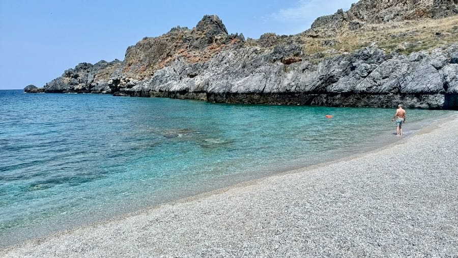 Spiaggia Skinaria a Creta